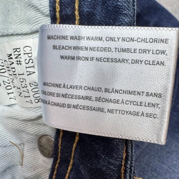 AG Adriano Goldschmied The James Slim Straight Jean Youth Girl 16 Blue Mid Rise - Picture 9 of 13